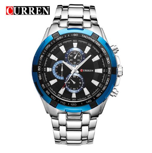CURREN Watches Men quartz Sports Waterproof Wristwatch