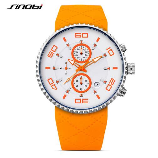 SINOBI Sports Watches Mens Stopwatch 30m Waterproof