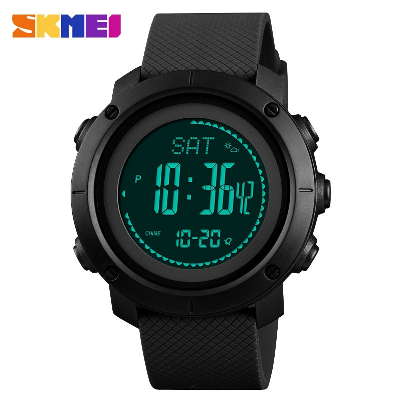 SKMEI 1427-belt type altimeter barometer thermometer altitude men's digital watch sports clock mountain climbing hiking watch Monterey