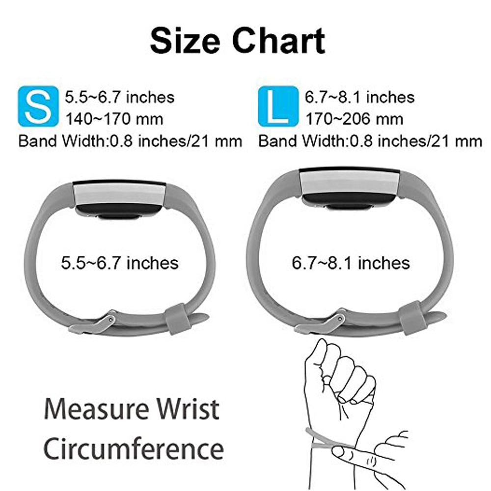 Silicone Watch Band For Fitbit Charge 2