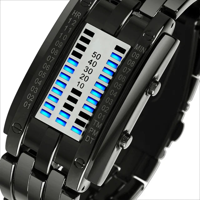 Watches Men Digital LED Display 50M Waterproof Lover's Wrist watches