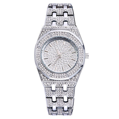 MISSFOX  2528 Silver Women's Watch Casual Dress Ladies Watch Fashion Waterproof Steel Quartz Wrist Watches For Women Valentines Gift