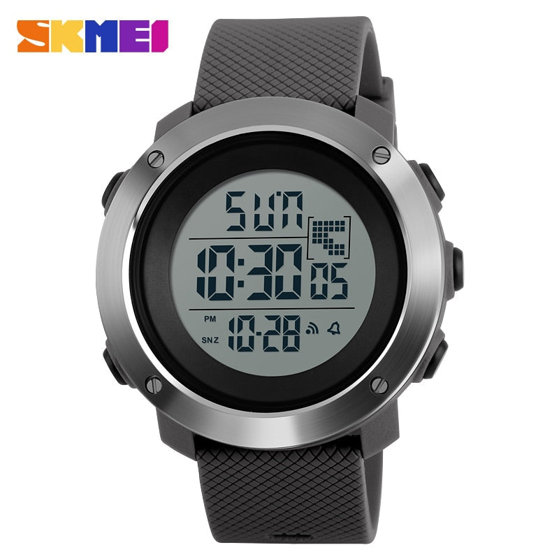Skmei  1268 & 1267 Fashion Men Sports Watches Chrono Double Time Digital Wristwatches Mens Digital LED Electronic Clock Man Relogio Masculino