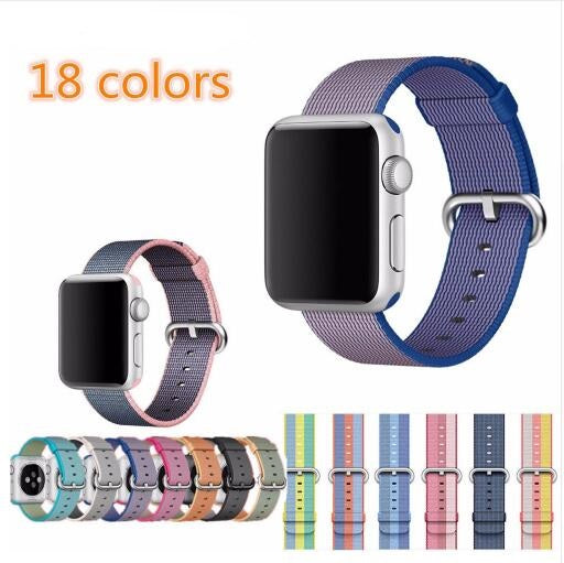 Nylon sport bracelet strap band 42 mm 38 mm