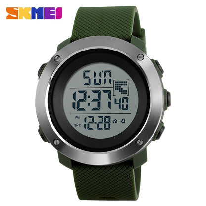 Skmei  1268 & 1267 Fashion Men Sports Watches Chrono Double Time Digital Wristwatches Mens Digital LED Electronic Clock Man Relogio Masculino
