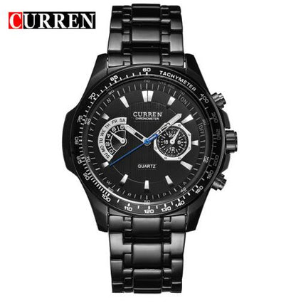 Curren Men's Quartz Vogue Business watches 3ATM waterproof