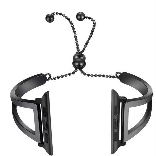 Watchbands for Apple Watch Band 38mm 42mm Girl Women Stainless Steel Metal Jewelry Bracelet Link Wrist Strap for iWatch Belts