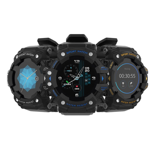 LC11 Three-Proof Outdoor Sports Smart Watch Heart Rate Blood Pressure Diving Watch Ring