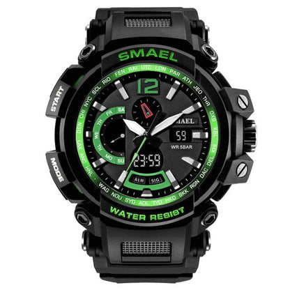 SMAEL 1702 Top Brand Luxury Sport Watch Men Digital Watches 5Bar Waterproof Military Dual Display Wristwatches Relogio Masculino