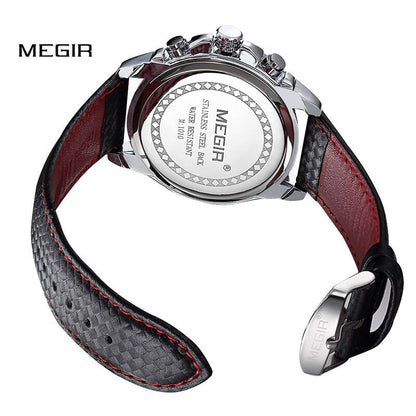 MEGIR Men's Watches Top Brand Luxury Quartz Watch Men Fashion Casual Luminous Waterproof Clock Relogio Masculino 1010