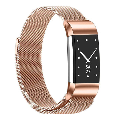Milanese Magnet watchband For Fitbit Charge 2