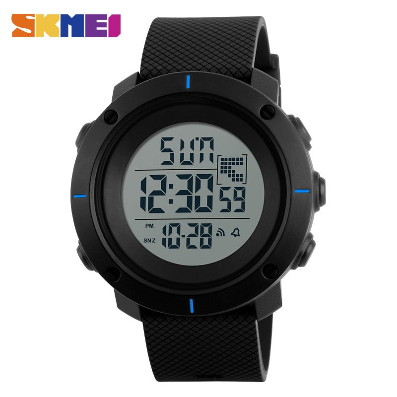 SKMEI  1313 Outdoor Sport Watch Men Multifunction Chronograph 5Bar Waterproof Alarm Clock Digital Wristwatches Reloj Hombre