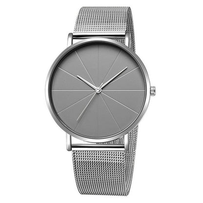 New Brand Design Line Luxury Women Watch Business High Quality Stainless Steel Crystal Quartz Wristwatch