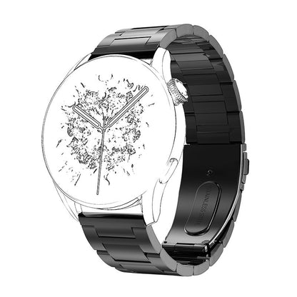 Metal Steel Strap Strap Universal 22MM Smart Watch Stainless Steel Strap Double Snap Buckle Smart Bracelet Strap