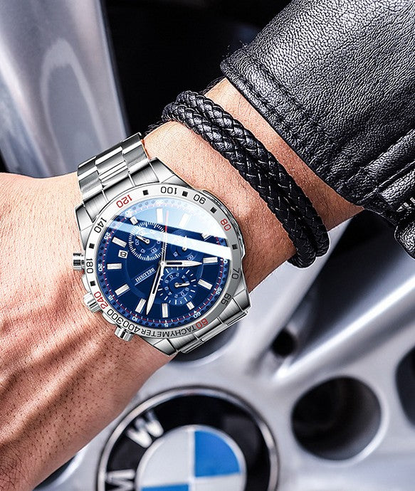 Men's Watches Luxury Watch for Men Waterproof Chronograph Quartz Military Watch Belushi Men'S Sports Watch Male Relojes