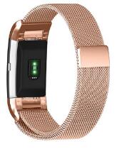 Milanese Magnet watchband For Fitbit Charge 2