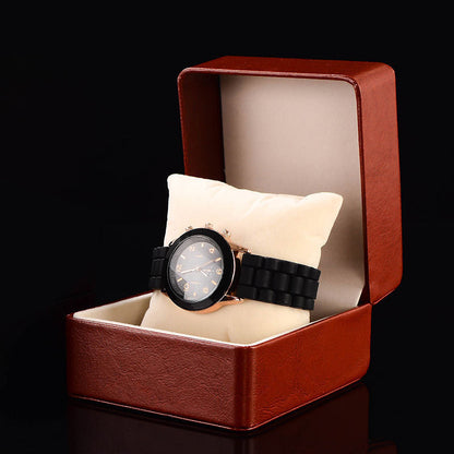 Anise Gold Edge Watch Box With Lights Watch Storage Box Watch Box Brand Watch Box Watch Gift Box