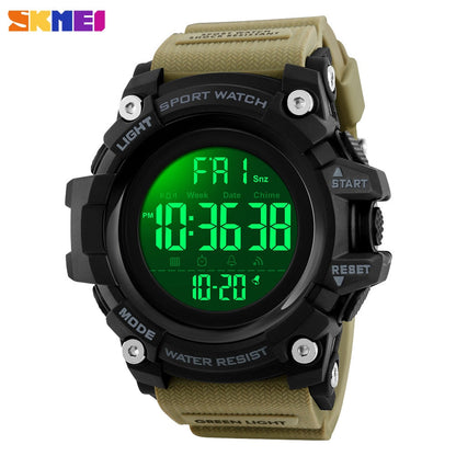 SKMEI  1384 Men's Sports Watch Fashion Digital Mens Watches Waterproof Countdown Dual Time shock Wristwatches Relogio Masculino