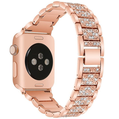 For Apple Watch band 40mm 44mm 38mm 42mm women Diamond Band for Apple Watch series 4 3 2 1 IWatch Bracelet Stainless Steel Strap