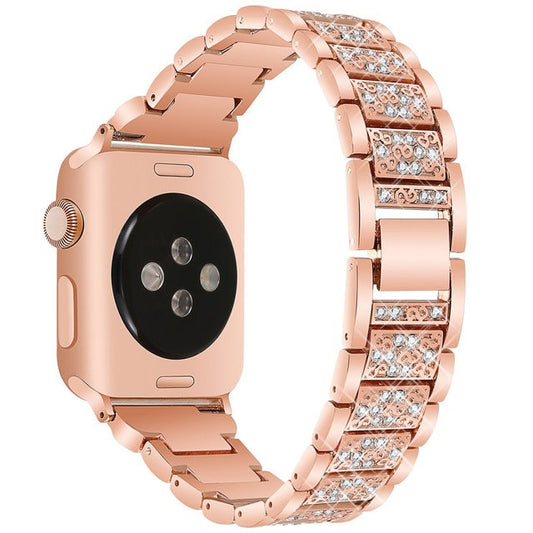 For Apple Watch band 40mm 44mm 38mm 42mm women Diamond Band for Apple Watch series 4 3 2 1 IWatch Bracelet Stainless Steel Strap