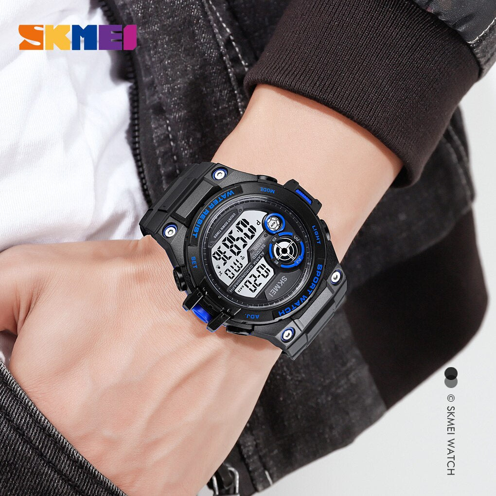 SKMEI 1759 2021 New Sport Watches 100M Waterproof Digital Watch Fashion Countdown Chrono Clock Men Casual LED Display Hour Reloj Hombe