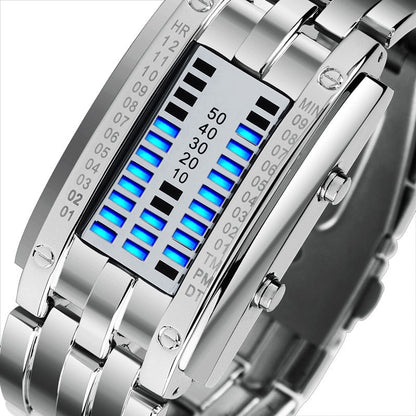 SKMEI 0953 Fashion Creative Sport Watch Women Stainless Steel Strap LED Display Watches 5Bar Waterproof Digital Watch reloj hombre