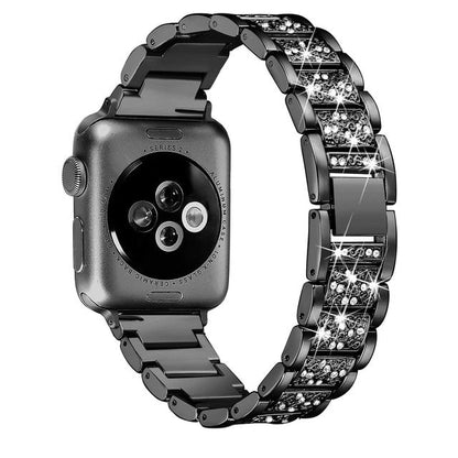 For Apple Watch band 40mm 44mm 38mm 42mm women Diamond Band for Apple Watch series 4 3 2 1 IWatch Bracelet Stainless Steel Strap