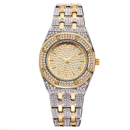 MISSFOX  2528 Silver Women's Watch Casual Dress Ladies Watch Fashion Waterproof Steel Quartz Wrist Watches For Women Valentines Gift