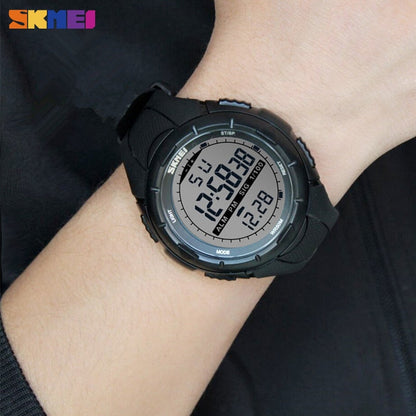 SKMEI 1025  Fashion Simple Sport watch Men Military Watches Alarm Clock Shock Resistant Waterproof Digital Watch reloj hombre