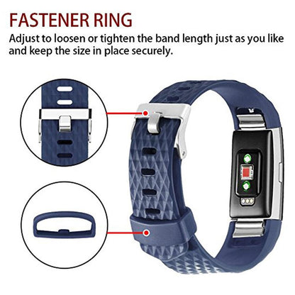 Silicone Watch Band For Fitbit Charge 2