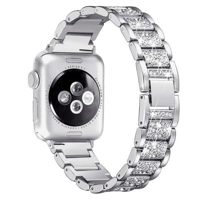 For Apple Watch band 40mm 44mm 38mm 42mm women Diamond Band for Apple Watch series 4 3 2 1 IWatch Bracelet Stainless Steel Strap