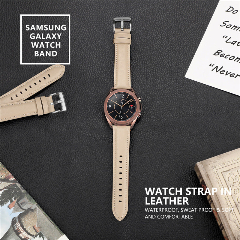 For Samsung Galaxy Watch 3 Huami GTRS Huawei GT2e watch 20/22mm original leather strap