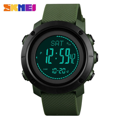 SKMEI 1427-belt type  altimeter barometer thermometer altitude men's digital watch sports clock mountain climbing hiking watch Monterey