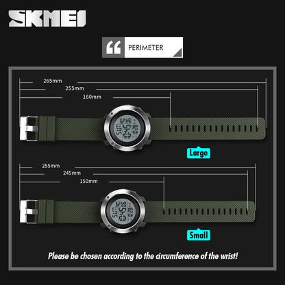 Skmei  1268 & 1267 Fashion Men Sports Watches Chrono Double Time Digital Wristwatches Mens Digital LED Electronic Clock Man Relogio Masculino