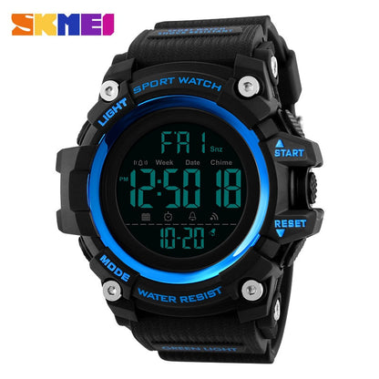 SKMEI  1384 Men's Sports Watch Fashion Digital Mens Watches Waterproof Countdown Dual Time shock Wristwatches Relogio Masculino