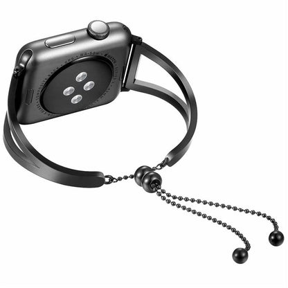 Watchbands for Apple Watch Band 38mm 42mm Girl Women Stainless Steel Metal Jewelry Bracelet Link Wrist Strap for iWatch Belts