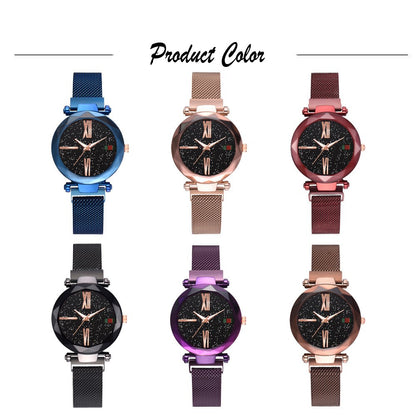Luna Watch Magnet Watch Milan Starry Ms Watch Shaking Sound Explosion Models Spot Wholesale