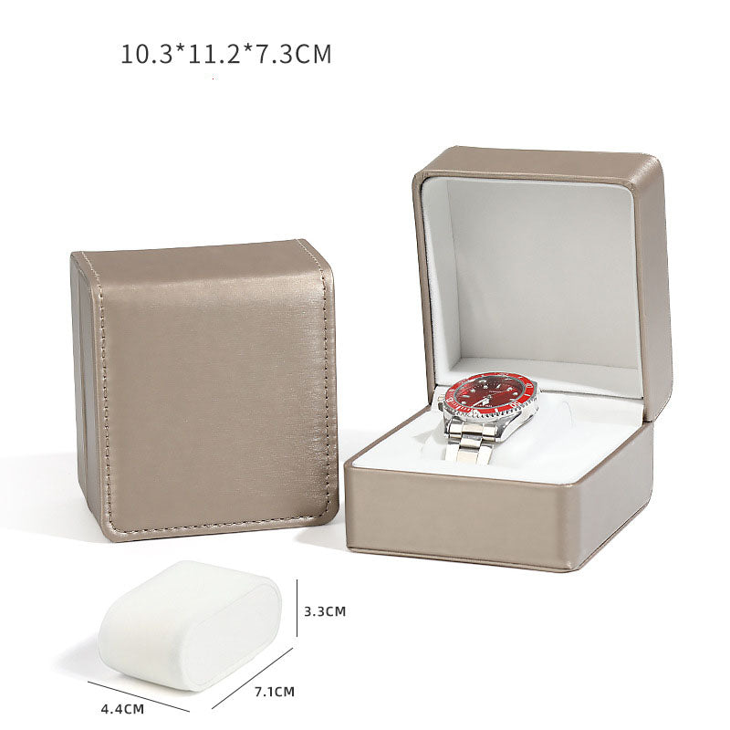 New PU Leather Watch Box High-end Watch Jewelry Packaging Box Storage Display Gift Box