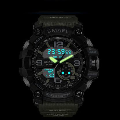 SMAEL 1617B Digital Watch Men Sport Super Cool Men's Quartz Sports Watches Luxury Brand LED Military Wristwatch Male xfcs