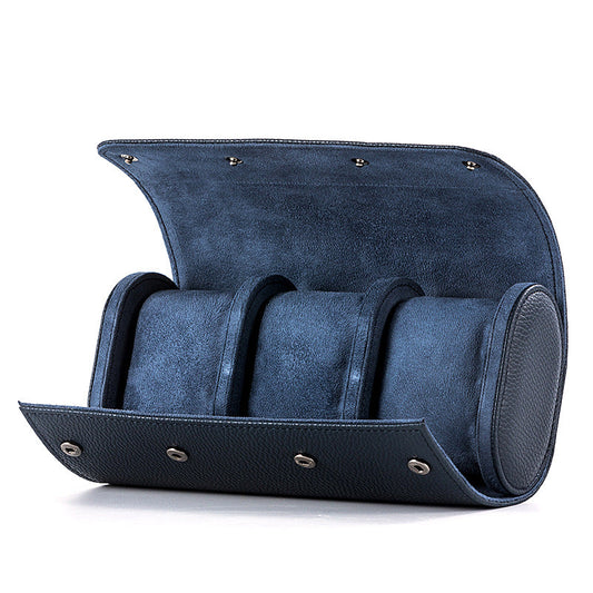 Travel Storage Bag PU Leather Watch Storage Box Color Portable Watch Bag Bracelet Jewelry Watch Box