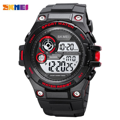SKMEI 1759 2021 New Sport Watches 100M Waterproof Digital Watch Fashion Countdown Chrono Clock Men Casual LED Display Hour Reloj Hombe