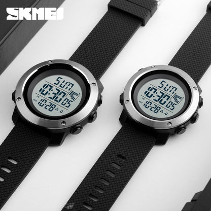 Skmei  1268 & 1267 Fashion Men Sports Watches Chrono Double Time Digital Wristwatches Mens Digital LED Electronic Clock Man Relogio Masculino