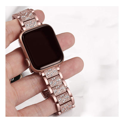 For Apple Watch band 40mm 44mm 38mm 42mm women Diamond Band for Apple Watch series 4 3 2 1 IWatch Bracelet Stainless Steel Strap