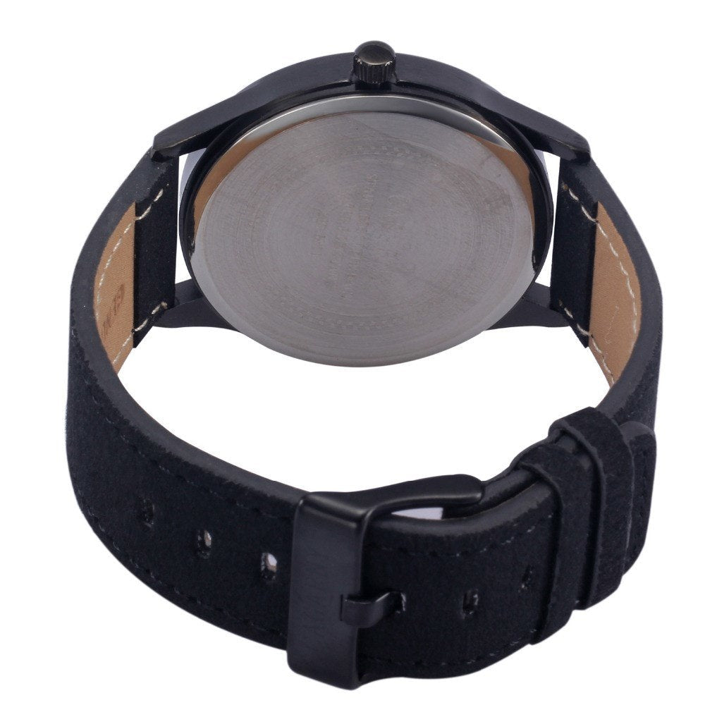 CAGARNY Luxury Brand Quartz Watch Men Military Leather Strap Watchband Waterproof Watches Casual Male Gifts Sport Watches Clock