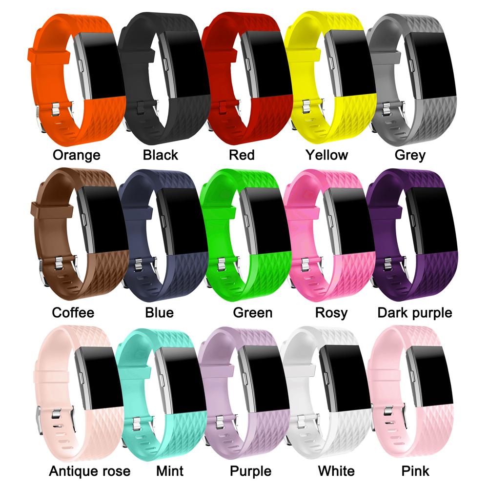 Silicone Watch Band For Fitbit Charge 2