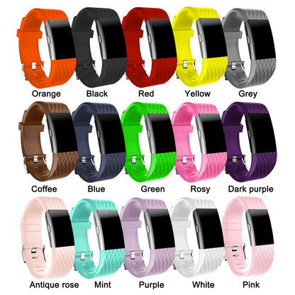 Silicone Watch Band For Fitbit Charge 2