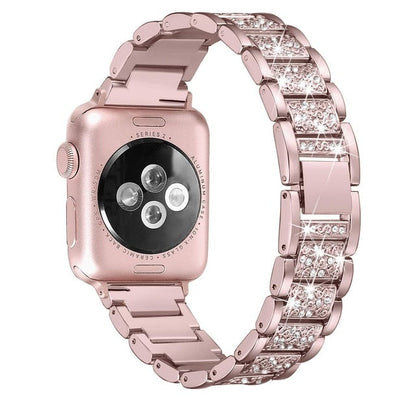 For Apple Watch band 40mm 44mm 38mm 42mm women Diamond Band for Apple Watch series 4 3 2 1 IWatch Bracelet Stainless Steel Strap