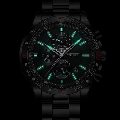 Men's Watches Luxury Watch for Men Waterproof Chronograph Quartz Military Watch Belushi Men'S Sports Watch Male Relojes