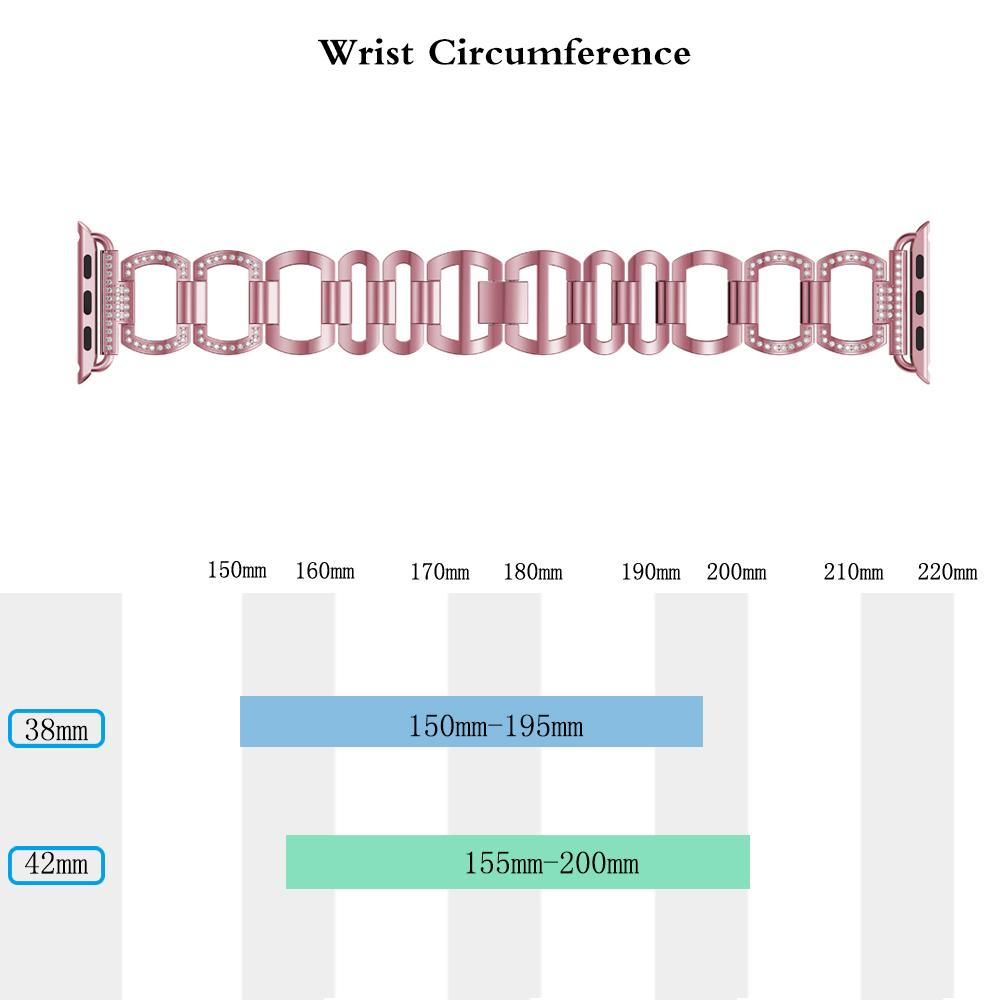 Stainless Steel Strap For Apple Watch Band for iWatch Series 3 2 1