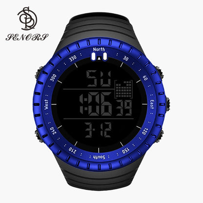 Senors Digital Watch Sport Men Outdoor Waterproof Digital Watches LED Electronic Wristwatch Military Alarm Male Clock Relogio